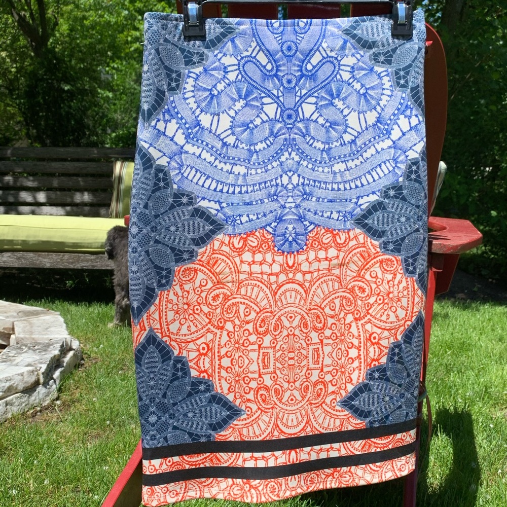 High Waisted Akira Patterned Skirt
